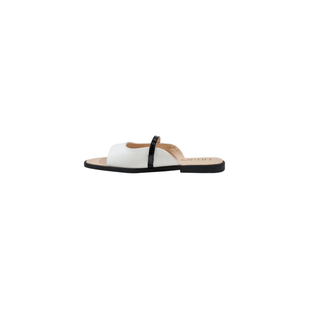 Liu Jo Sorte Og Hvide Polyethylen Sandaler