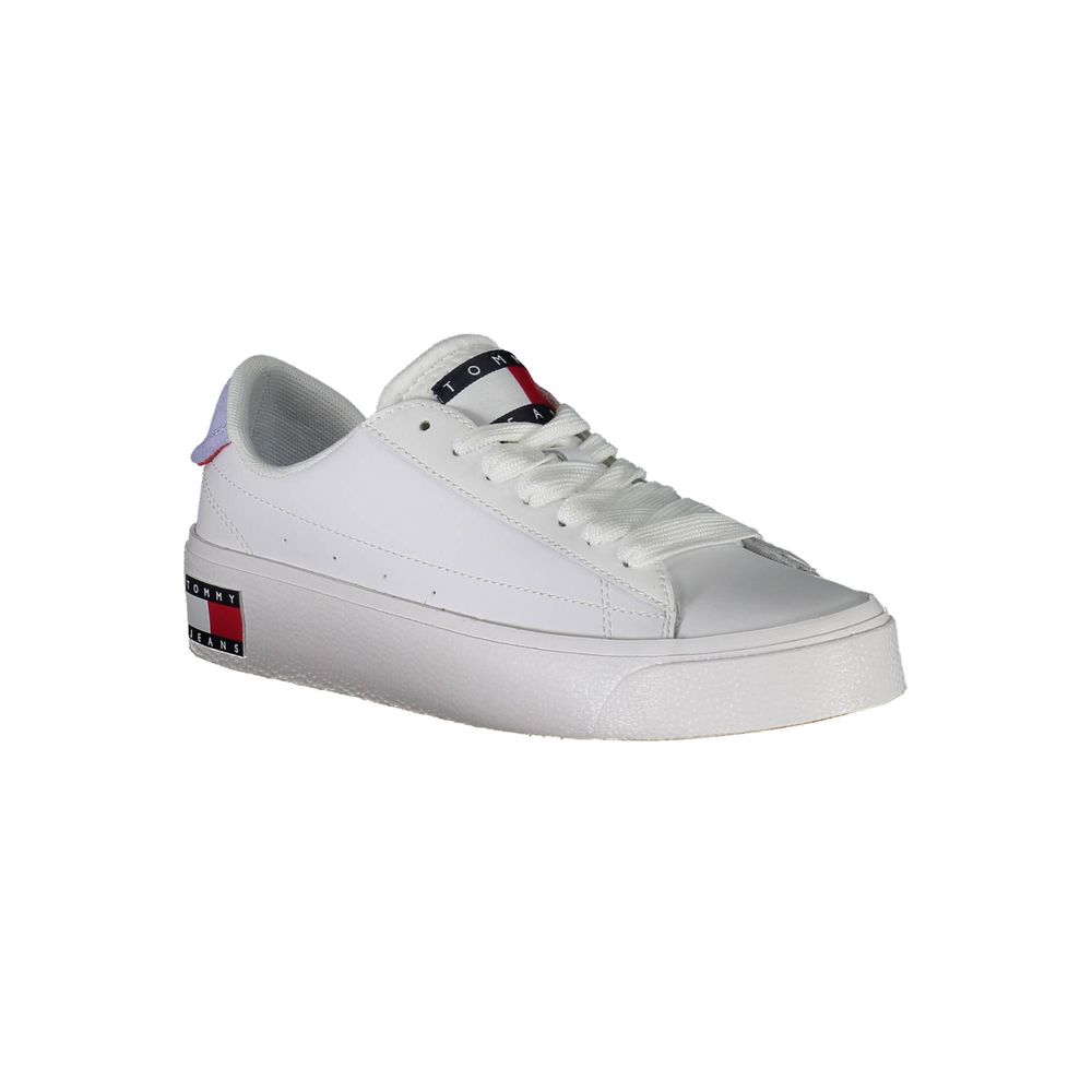 Tommy Hilfiger Hvid Læder Dame Sneaker