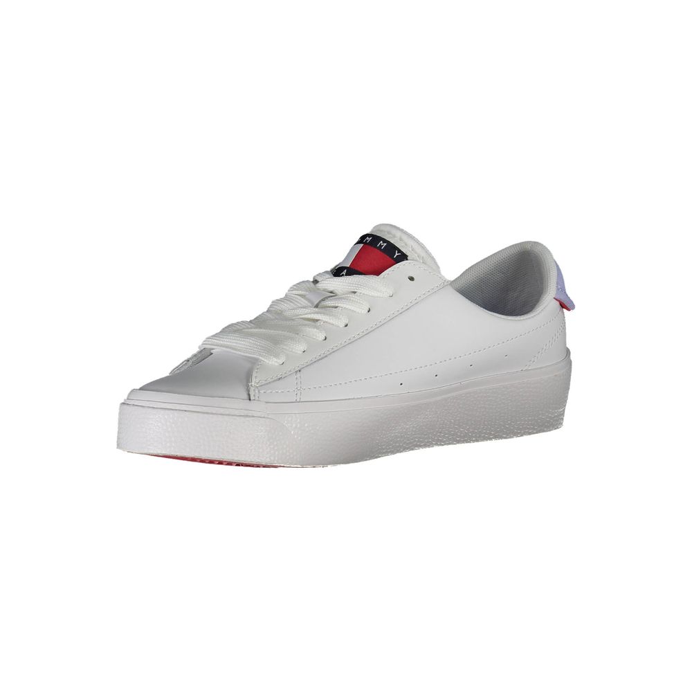 Tommy Hilfiger Hvid Læder Dame Sneaker