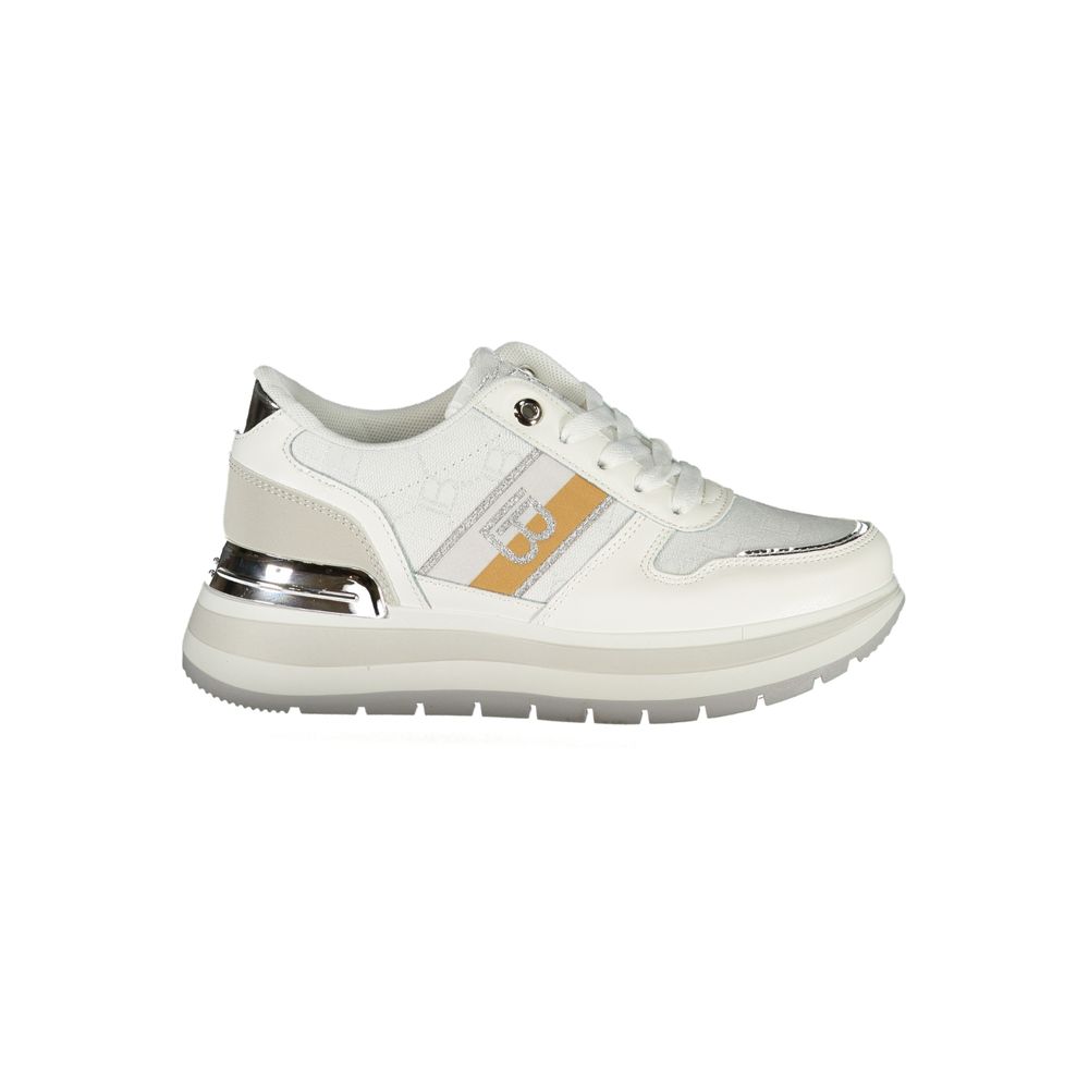 Laura Biagiotti Hvid Polyester Dame Sneaker