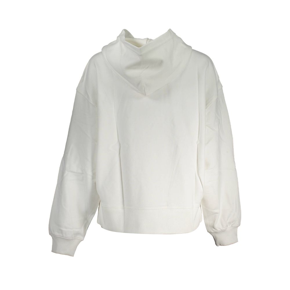 Calvin Klein Hvid Bomuldssweater Til Kvinder