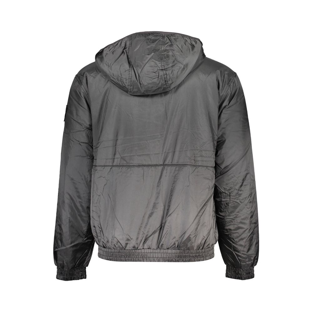 Calvin Klein Sleek Sort Hættetrøje med Kontrastdetaljer