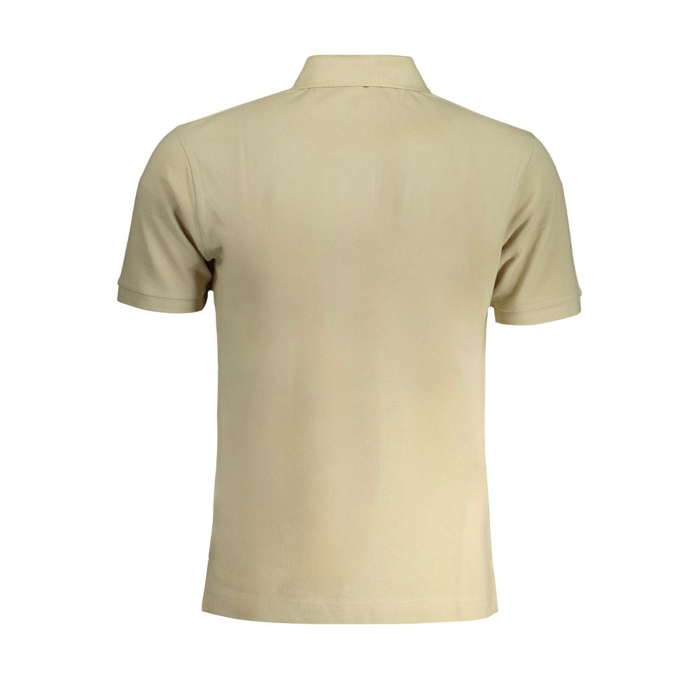 La Martina beige poloshirt i bomuld