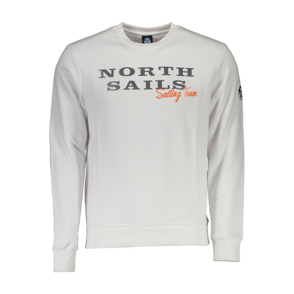 North Sails Hvid Bomulds Herretrøje
