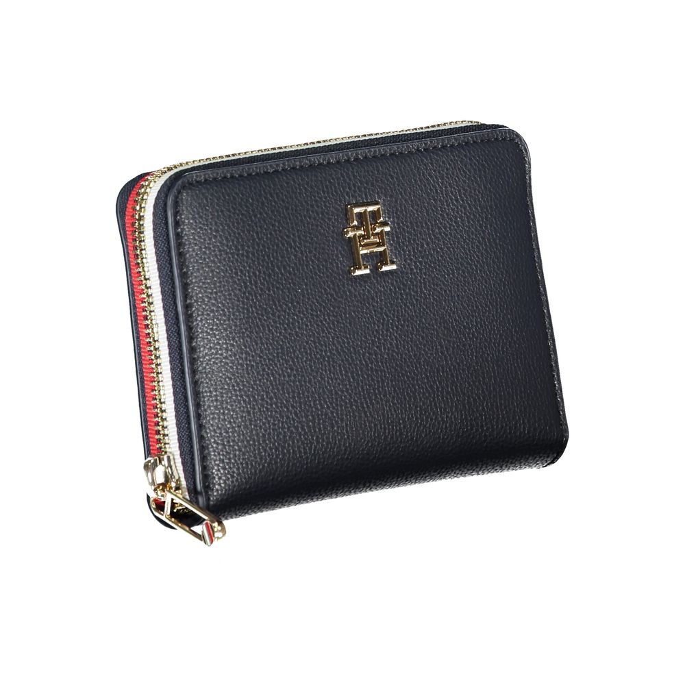Tommy Hilfiger Sleek Blå Multifunktionel Pung med Lynlåslukning
