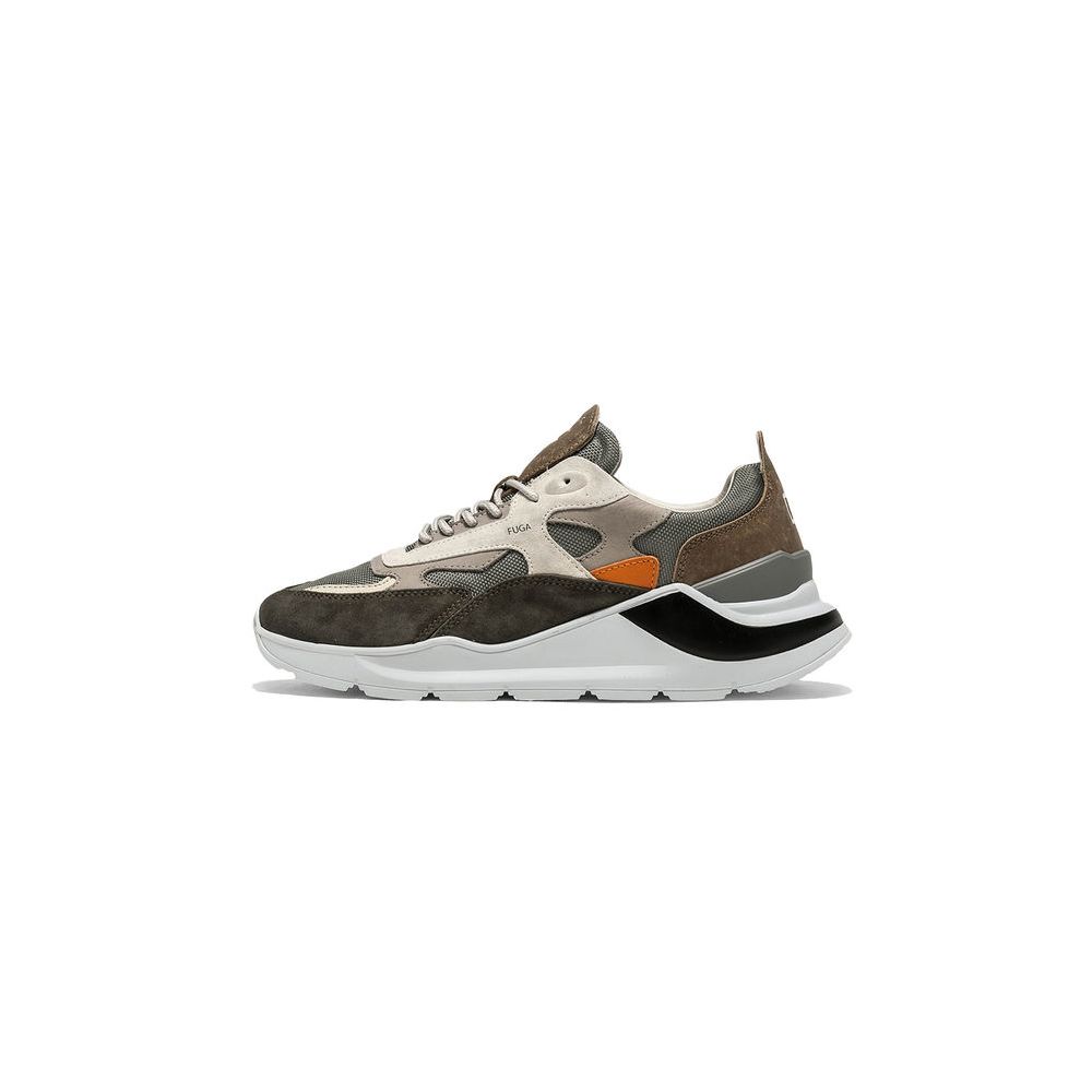 DATE Grå Lædersneaker