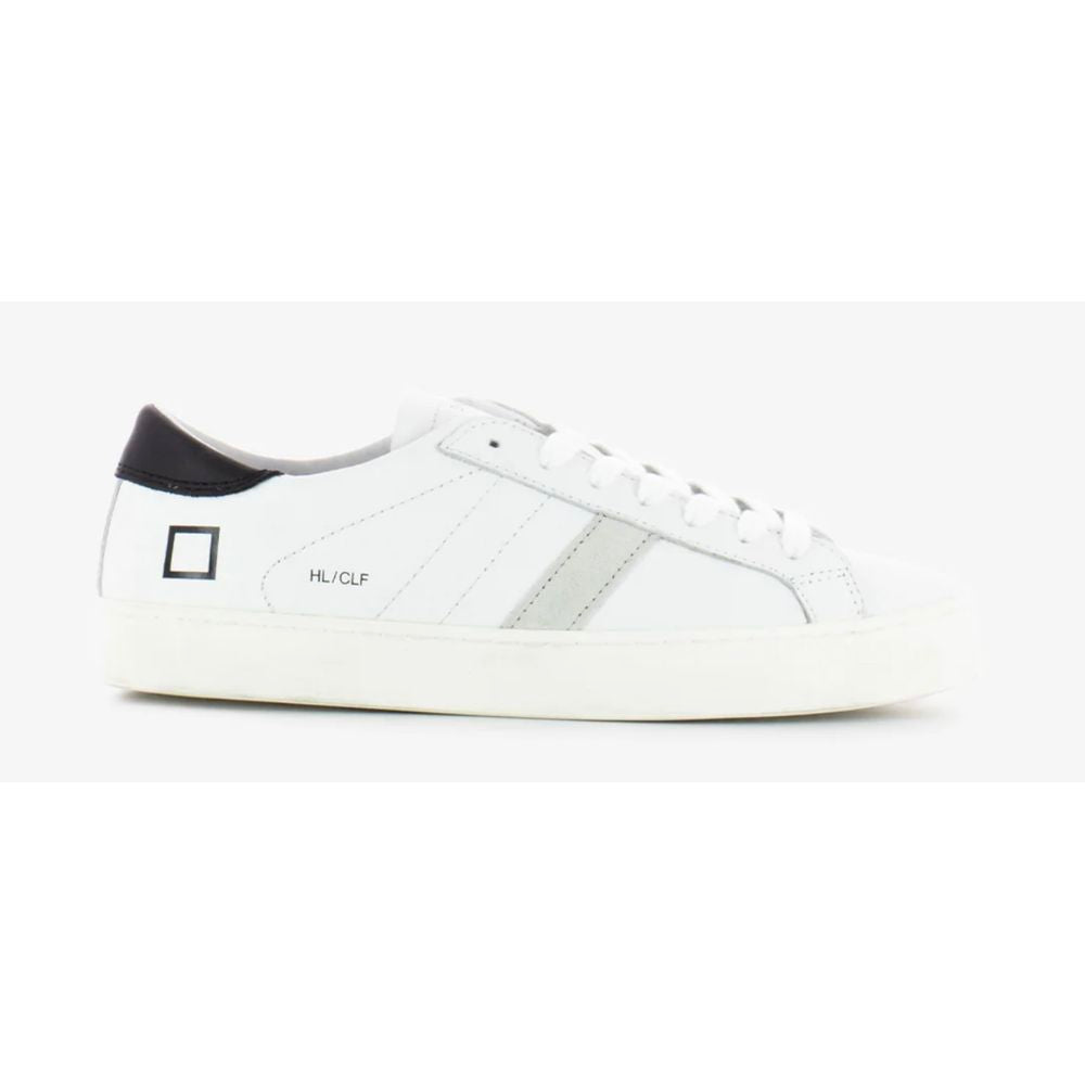 DATE Hvid Lædersneaker