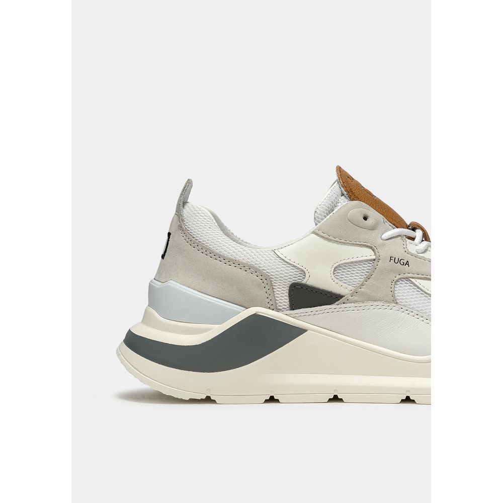 DATE Hvid Lædersneaker