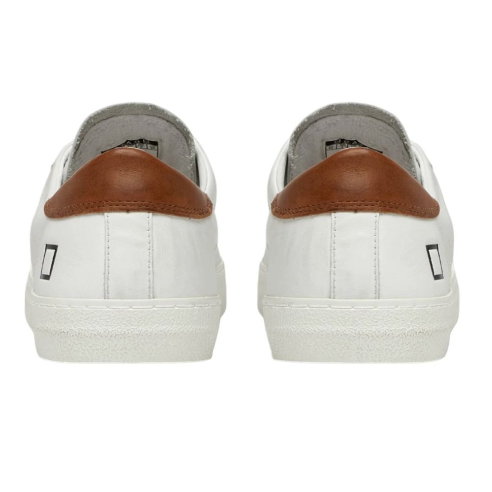 DATE Hvid Lædersneaker