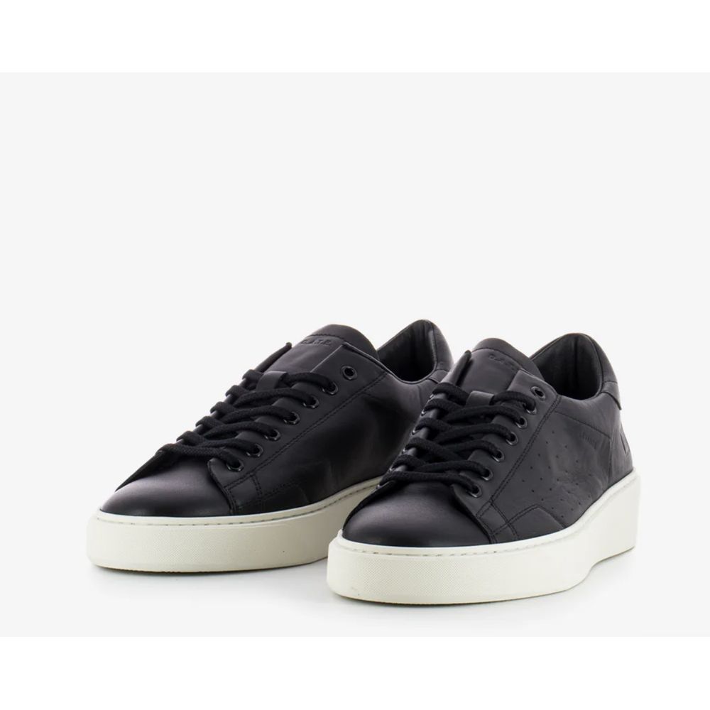 DATE Sort Lædersneaker