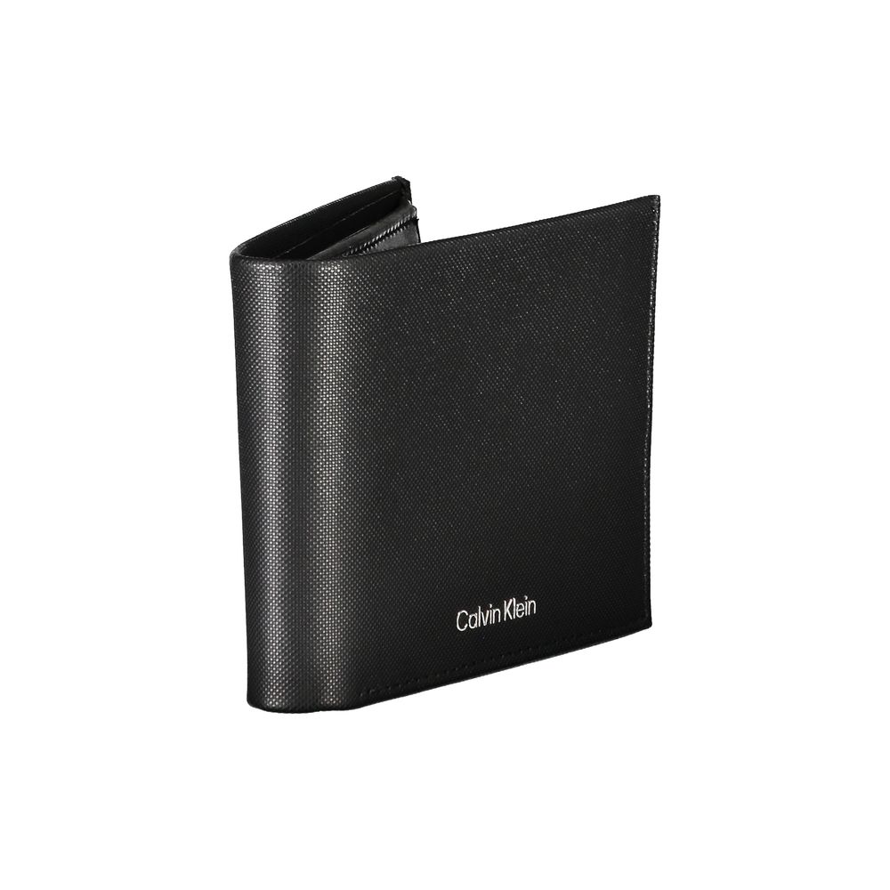 Calvin Klein Elegant Sort Læderpung med RFID-blokering