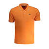 La Martina orange poloshirt i bomuld