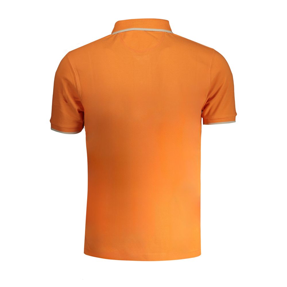La Martina orange poloshirt i bomuld