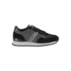 Napapijri Sleek Sorte Sneakers Med Kontrastfarvet Blonde