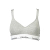 Calvin Klein Grå Bomuld Dame Bralette