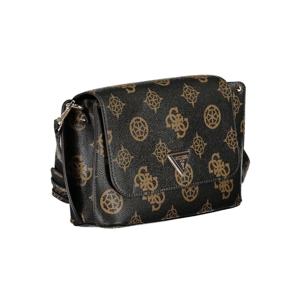 Guess Jeans Brun Polyethylen Håndtaske
