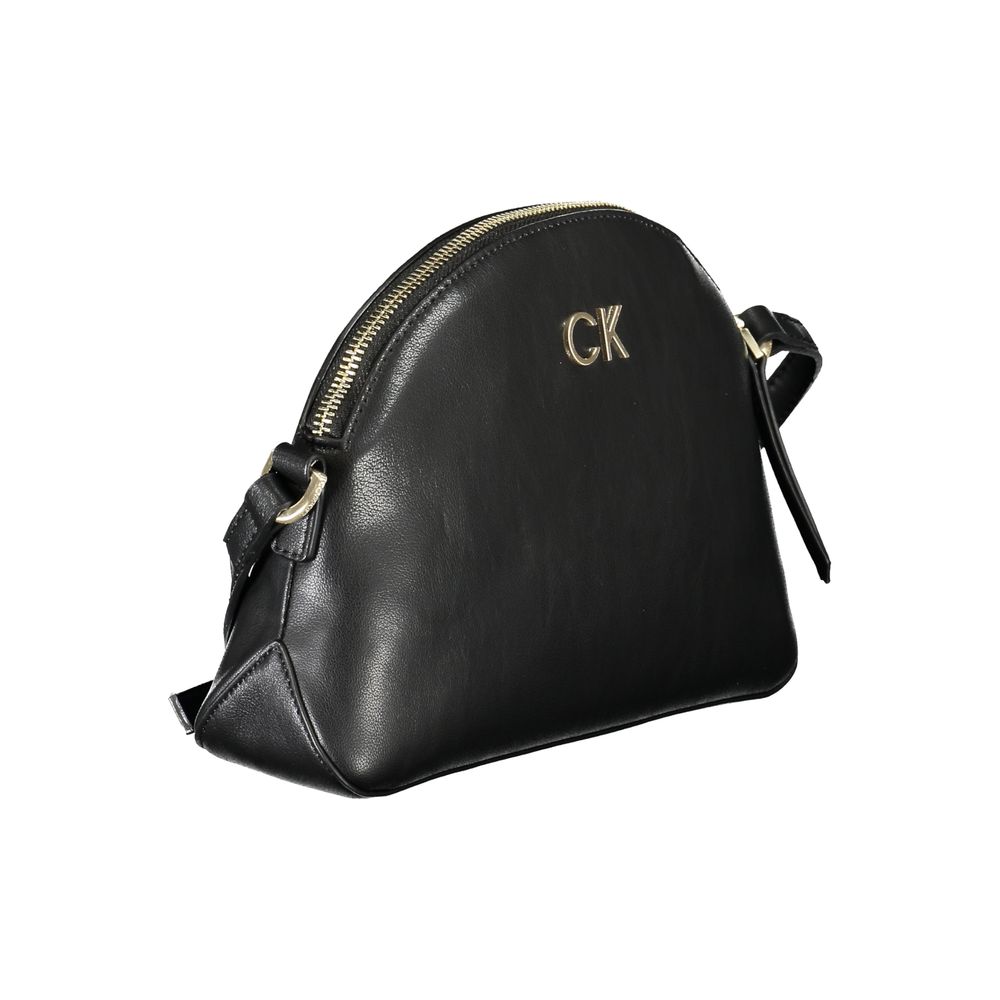 Calvin Klein sort polyester håndtaske