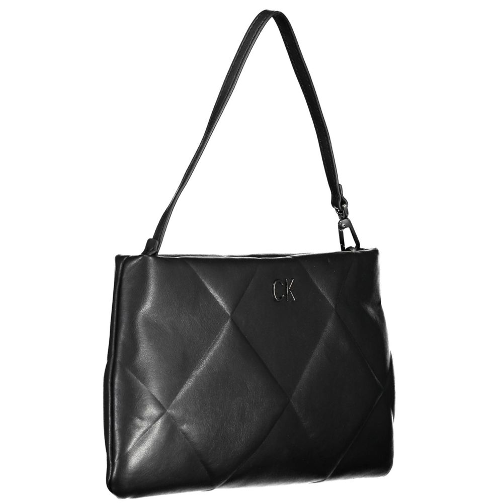 Calvin Klein sort polyester håndtaske