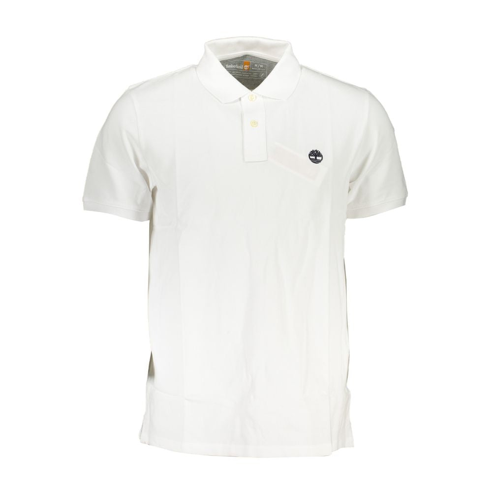 Timberland Hvid Bomuldspoloshirt