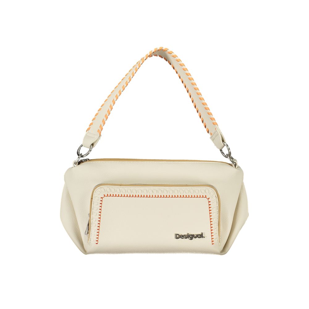 Desigual Hvid Polyethylen Håndtaske