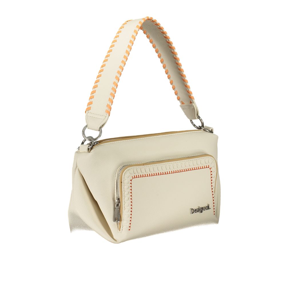 Desigual Hvid Polyethylen Håndtaske