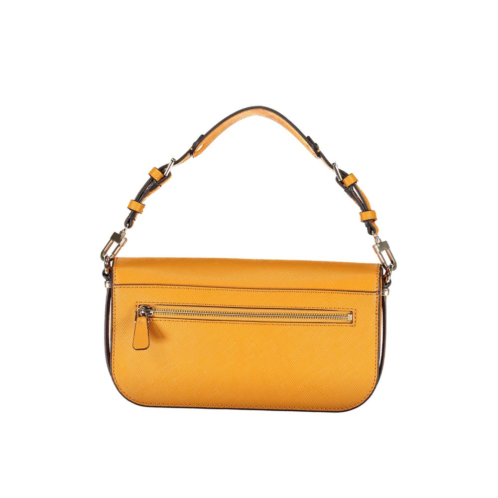 Guess Jeans Orange Polyethylen Håndtaske
