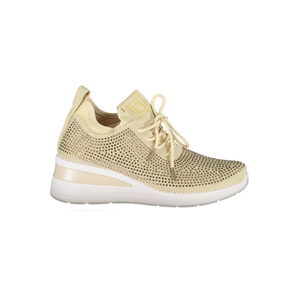 Laura Biagiotti Beige Polyester Dame Sneaker