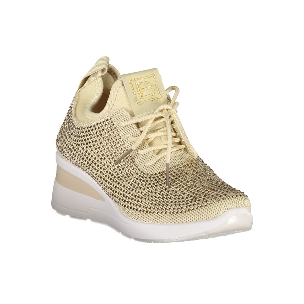 Laura Biagiotti Beige Polyester Dame Sneaker