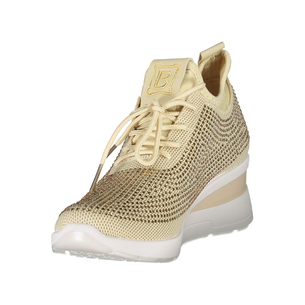 Laura Biagiotti Beige Polyester Dame Sneaker