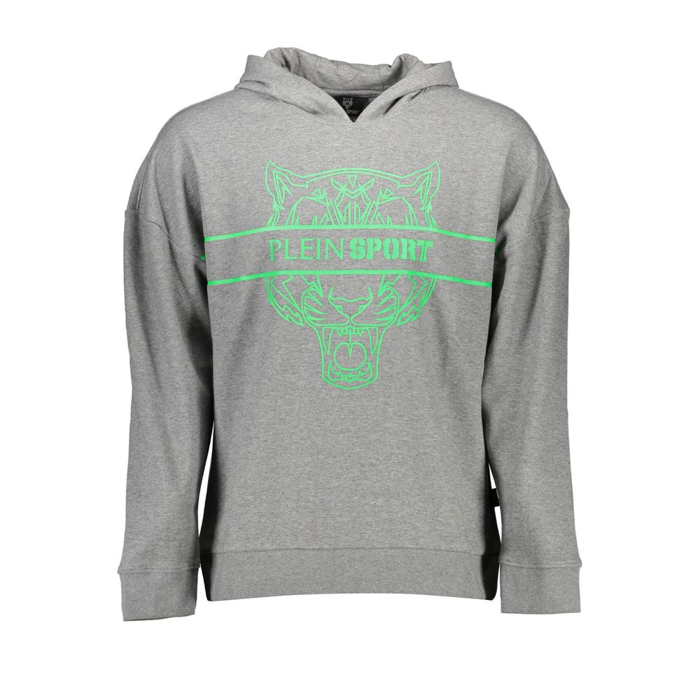 Plein Sport Grå Bomulds Herre Sweatshirt