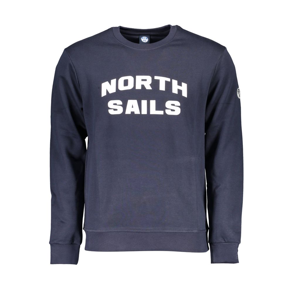 North Sails Blå Bomulds Herretrøje