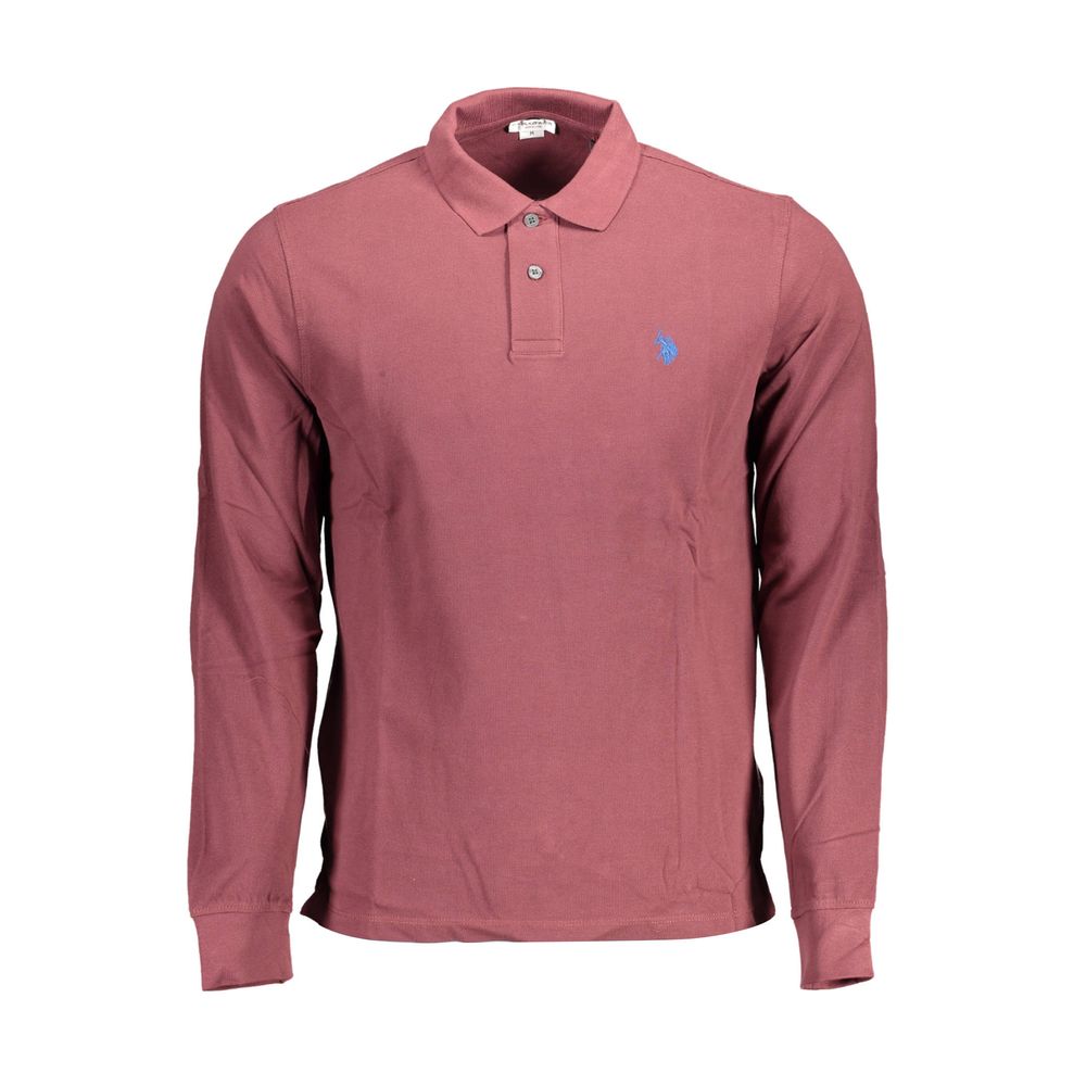 US POLO ASSN. Lilla bomuldspoloshirt til mænd