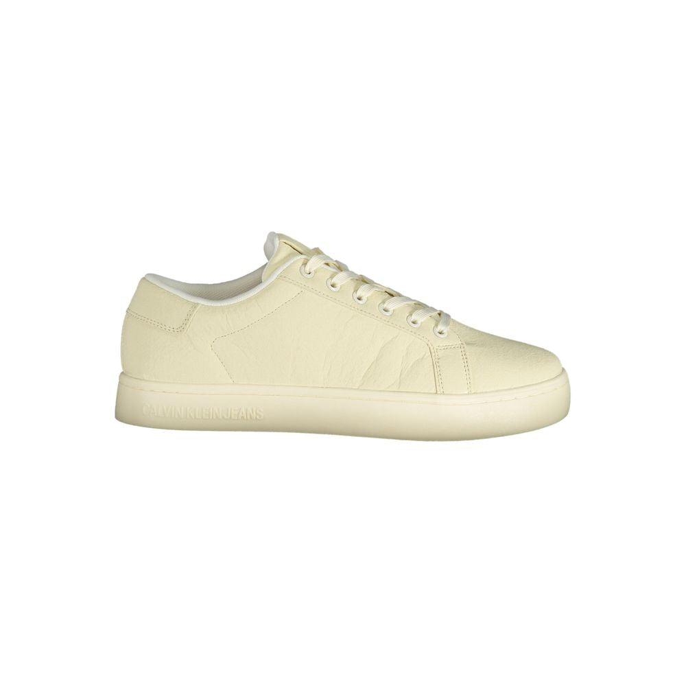 Calvin Klein Hvid Polyester Herre Sneaker