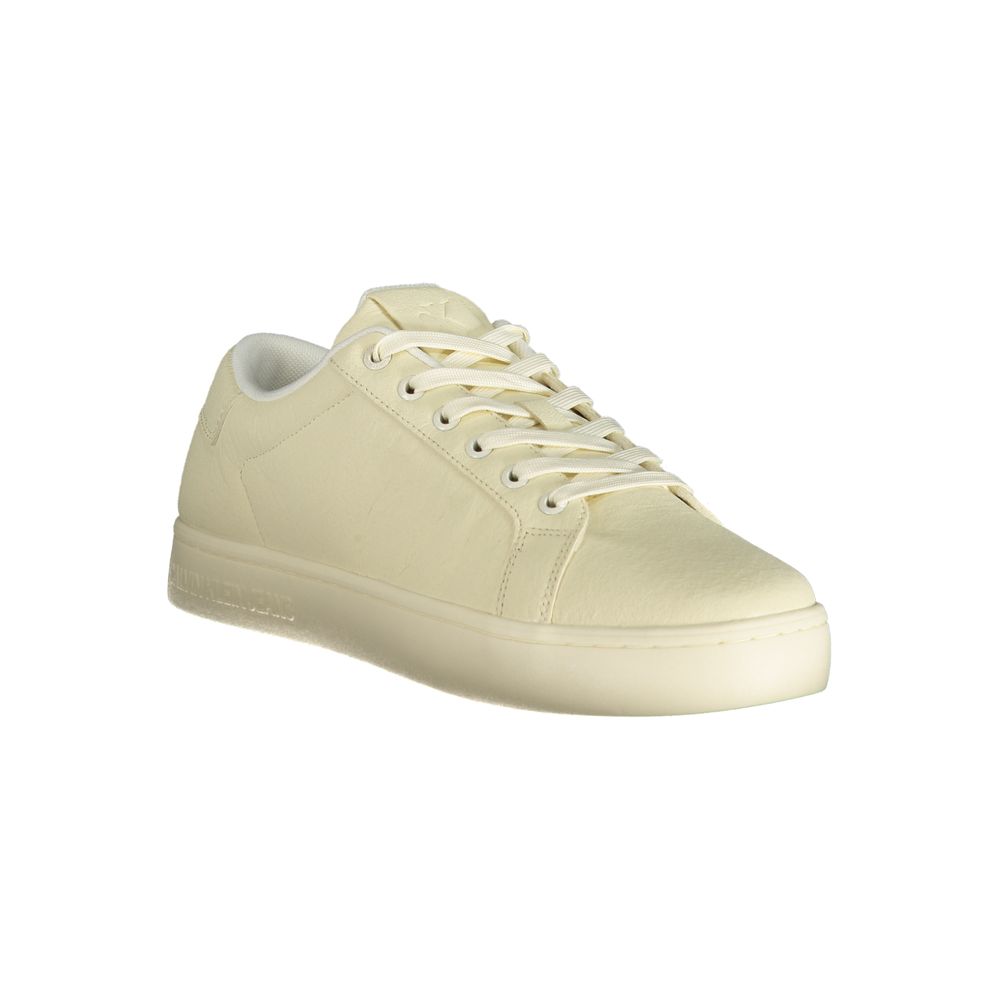 Calvin Klein Hvid Polyester Herre Sneaker
