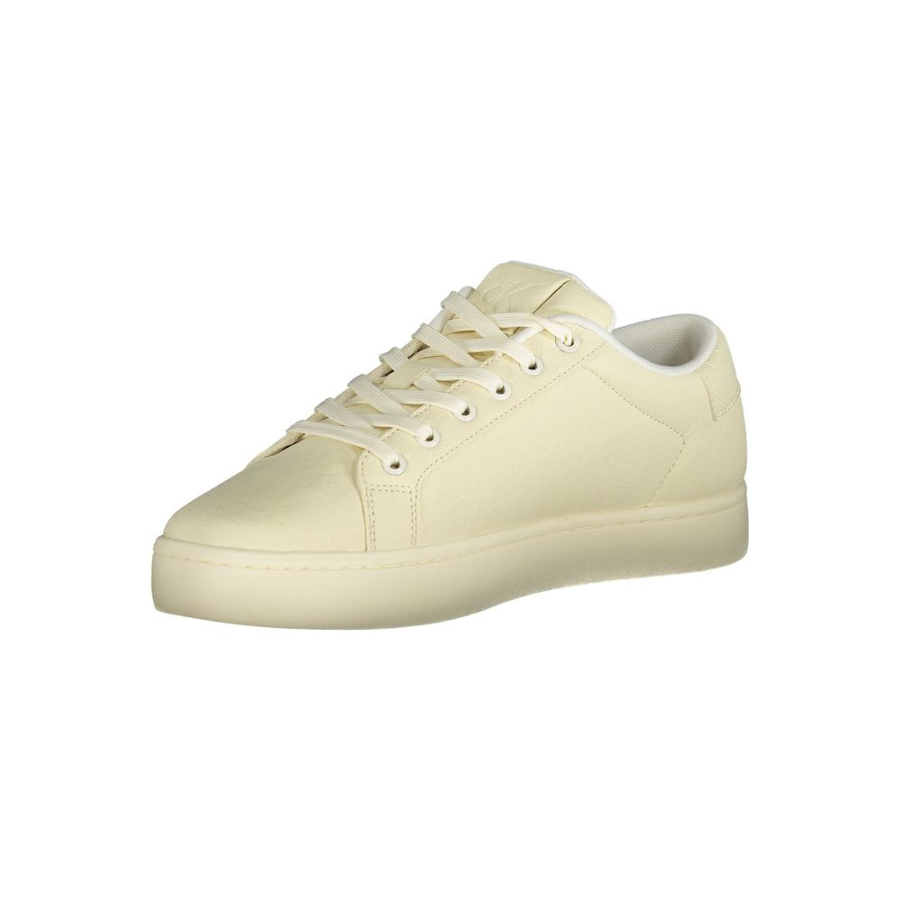 Calvin Klein Hvid Polyester Herre Sneaker