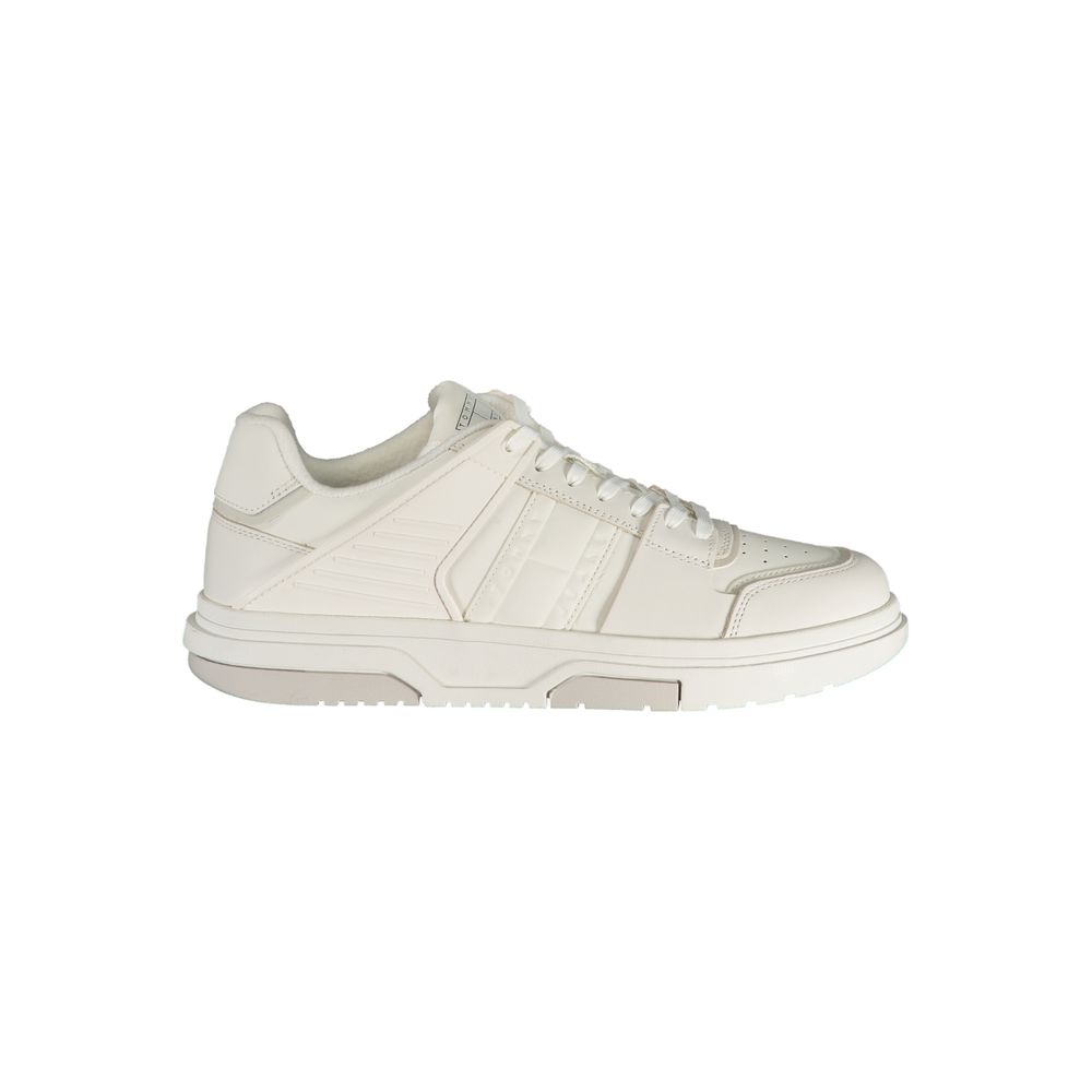 Tommy Hilfiger Hvide Læder Herre Sneaker