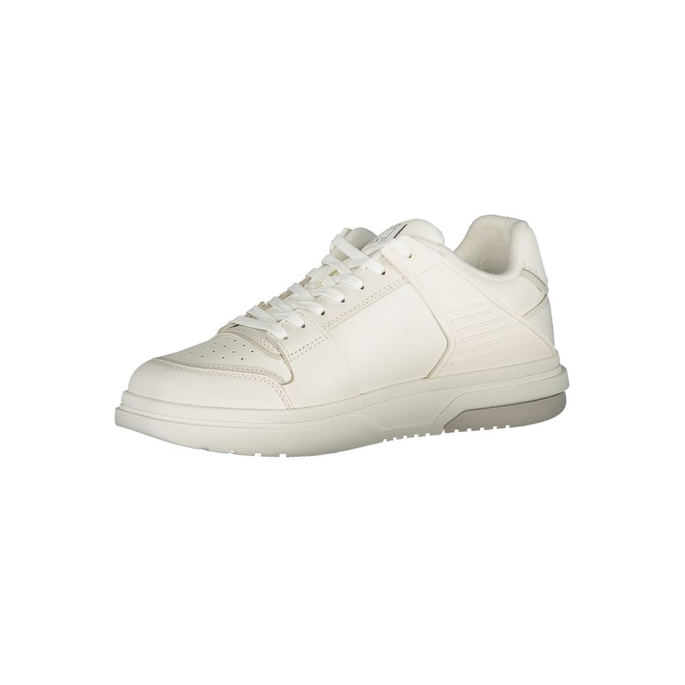 Tommy Hilfiger Hvide Læder Herre Sneaker