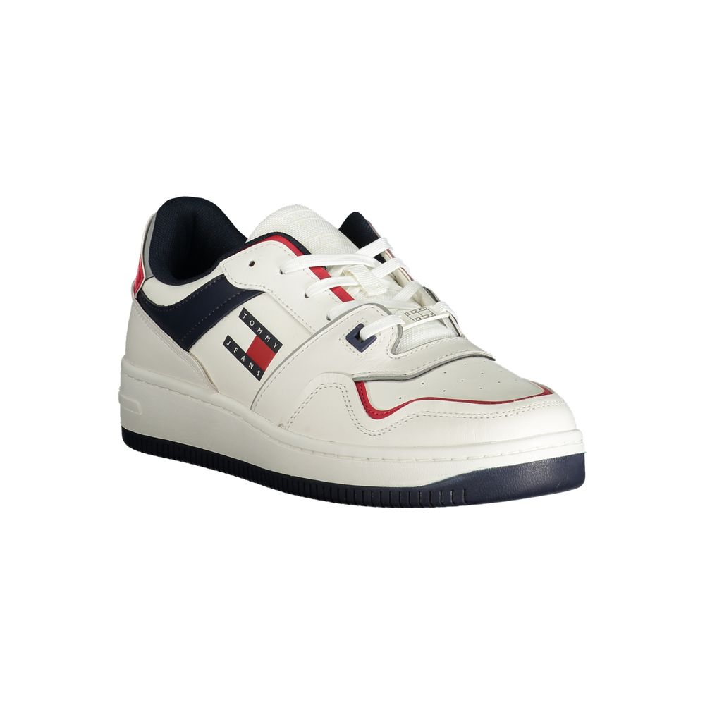 Tommy Hilfiger Hvide Læder Herre Sneaker