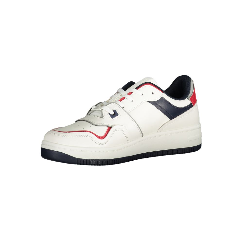 Tommy Hilfiger Hvide Læder Herre Sneaker