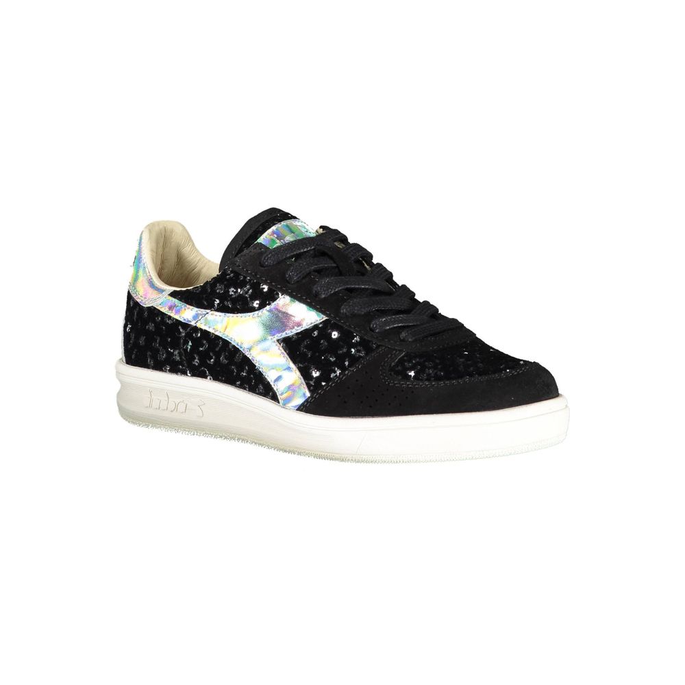 Diadora Sort Læder Dame Sneaker