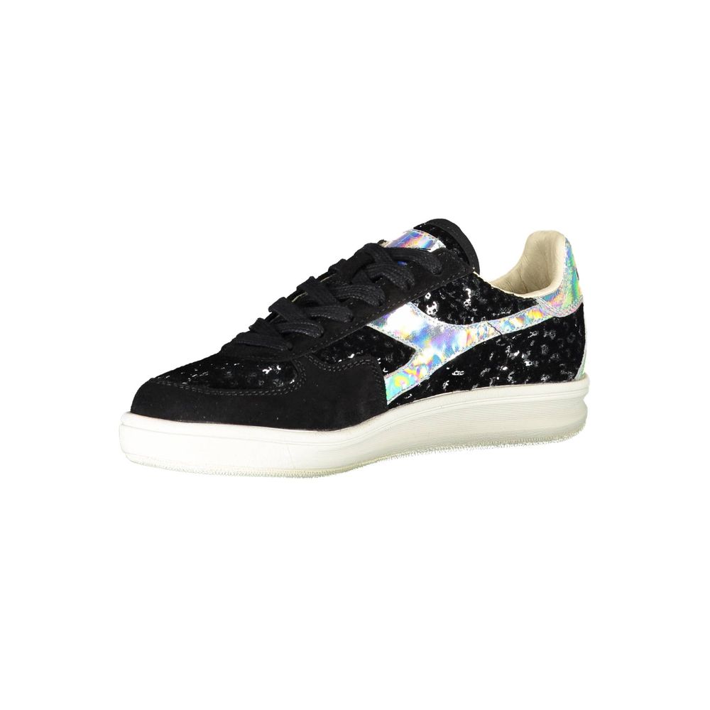 Diadora Sort Læder Dame Sneaker