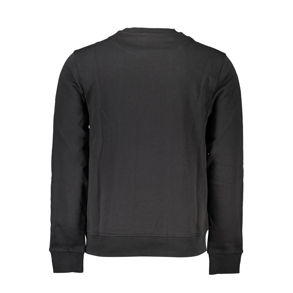 Harmont & Blaine Sleek Sort Langærmet Sweatshirt med Rund Hals