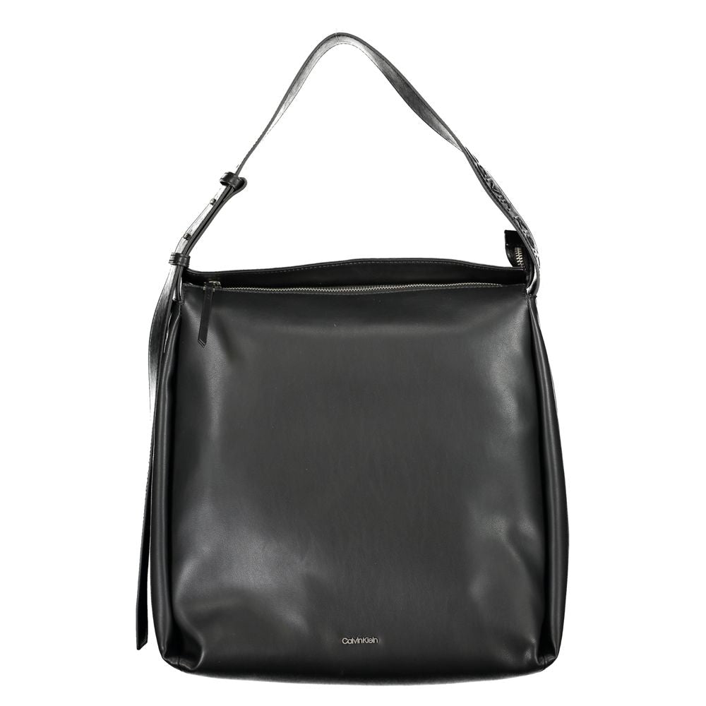 Calvin Klein sort polyester håndtaske