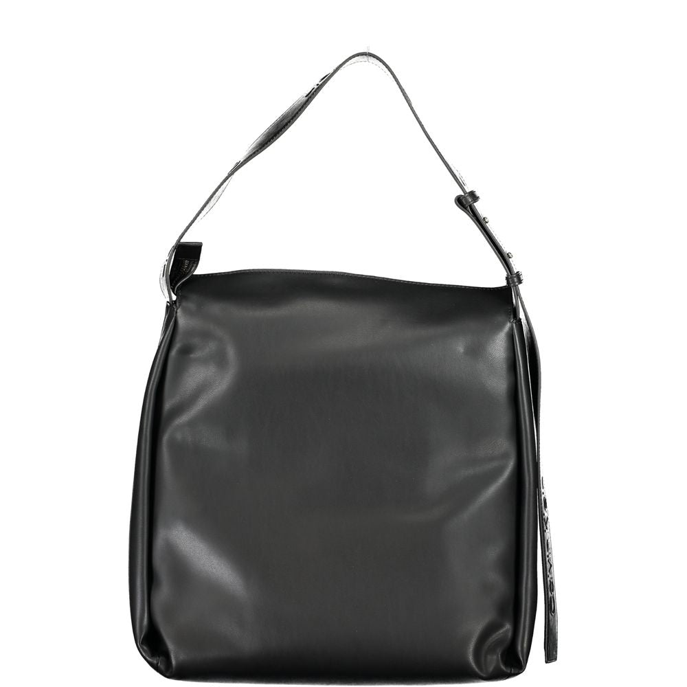 Calvin Klein sort polyester håndtaske