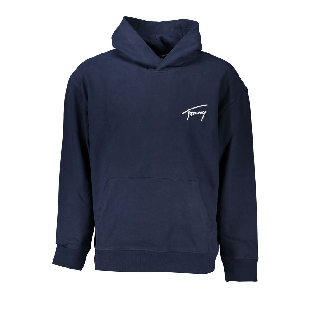 Tommy Hilfiger miljøbevidst blå hættetrøje