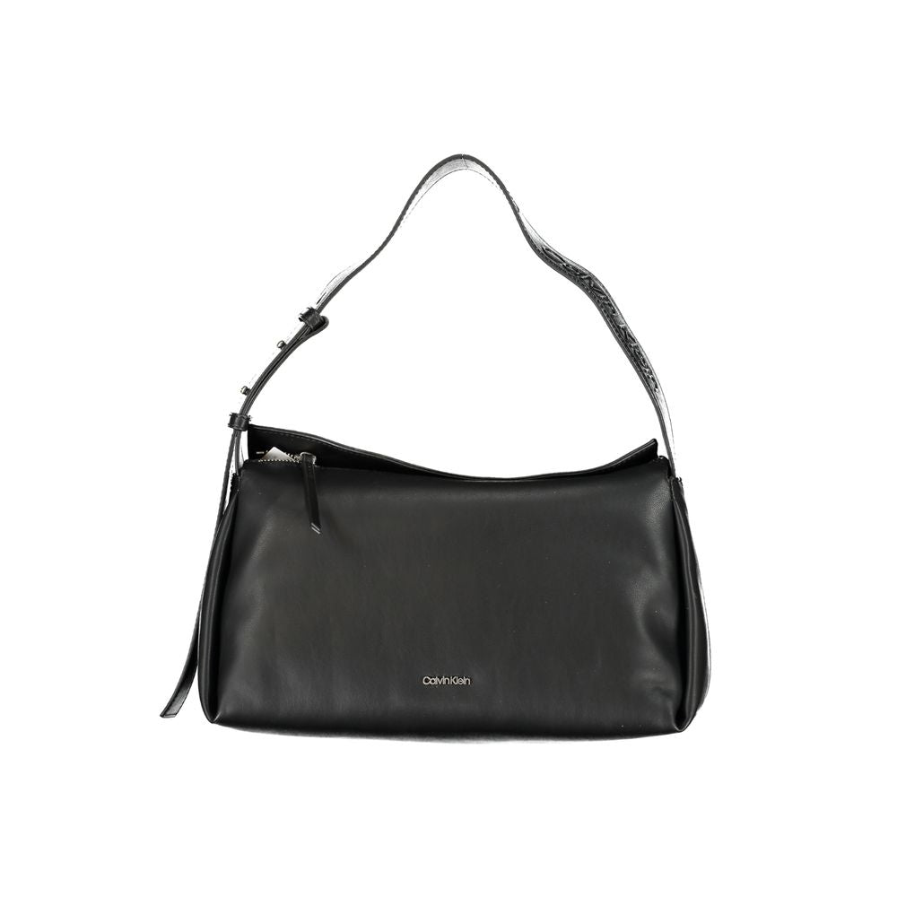 Calvin Klein sort polyester håndtaske