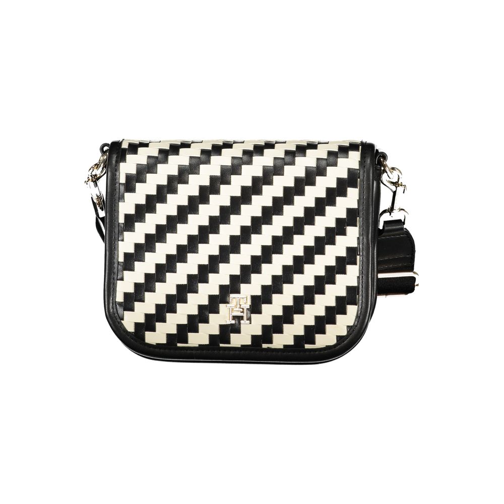 Tommy Hilfiger sort polyesterhåndtaske
