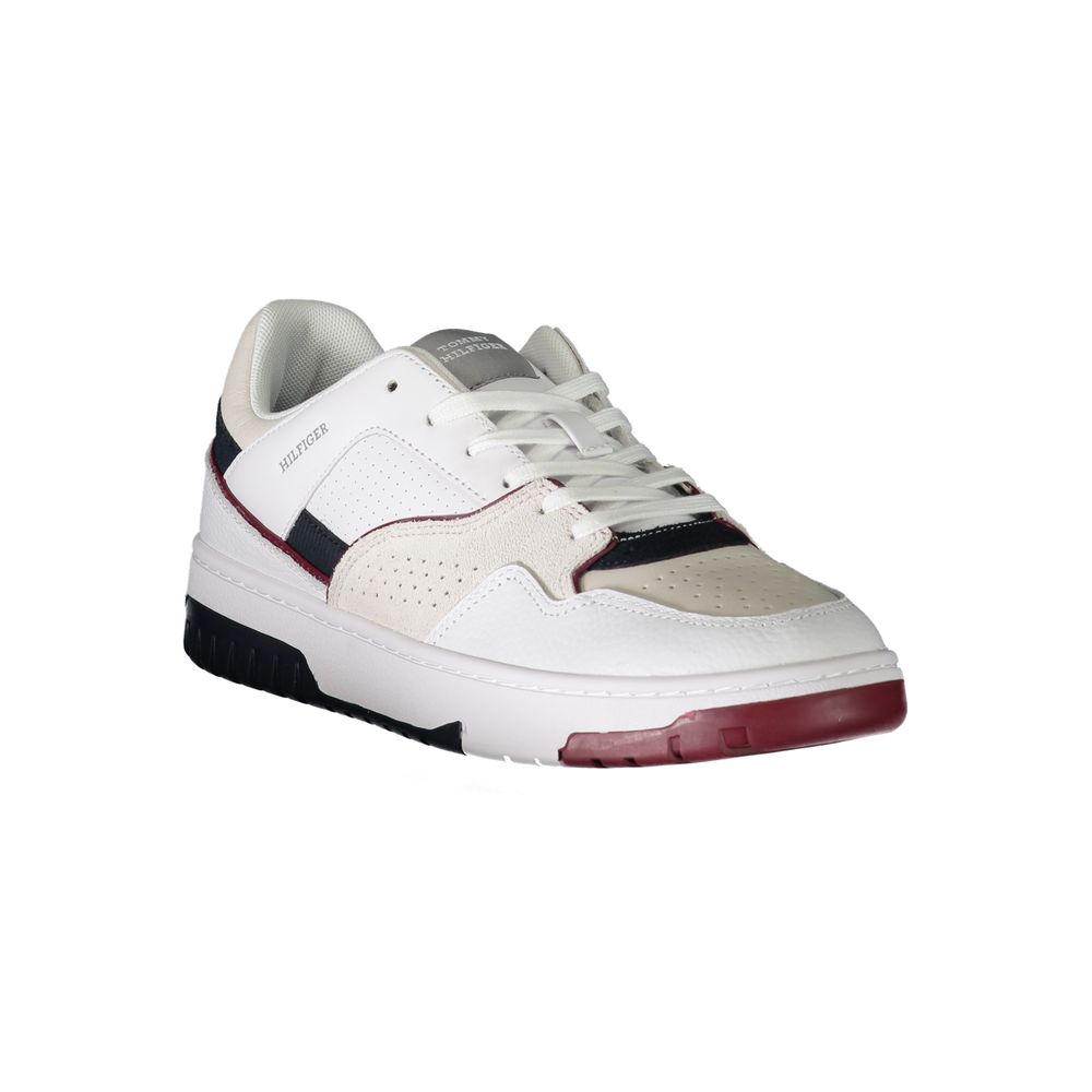 Tommy Hilfiger Hvid Polyethylen Herre Sneaker