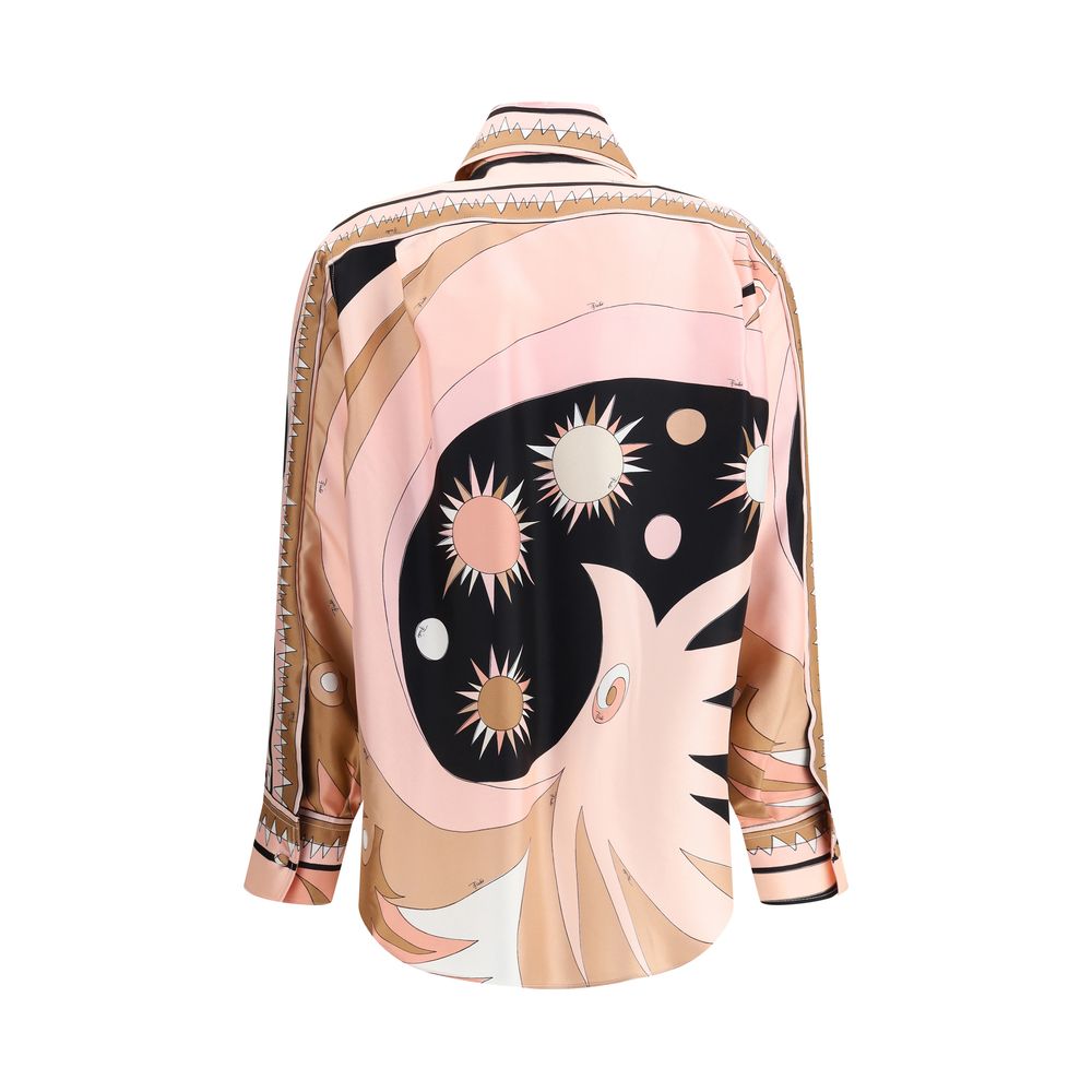 Emilio Pucci Stella-print oversized skjorte
