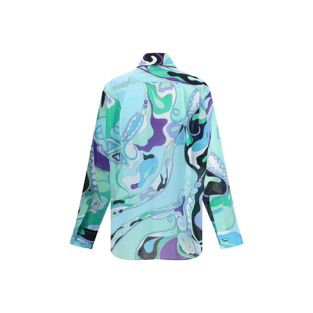 Emilio Pucci skjorte med orkidéprint